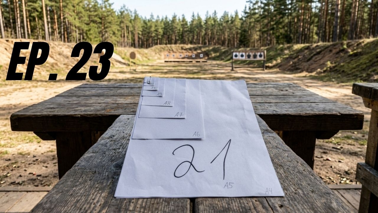 Testuojame PCP ginklo taiklumą | šaudymas į popierinius taikinius 30 m